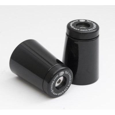 Load image into Gallery viewer, R&amp;G Racing Black Bar End Sliders For 2008-2020 Suzuki Hayabusa 1340 BE0037BK
