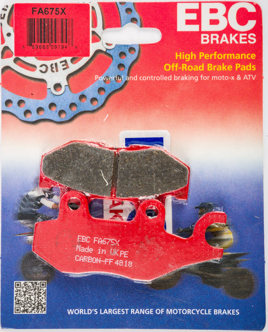 EBC 1 Pair Performance X-Series Carbon Brake Pads MPN FA675X