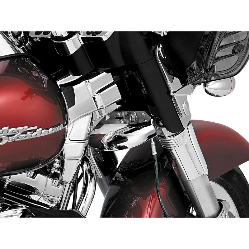 Load image into Gallery viewer, Harley FLHR Road King 1995-2013Triple Tree Wind Deflector Lower Chrome Kuryakyn
