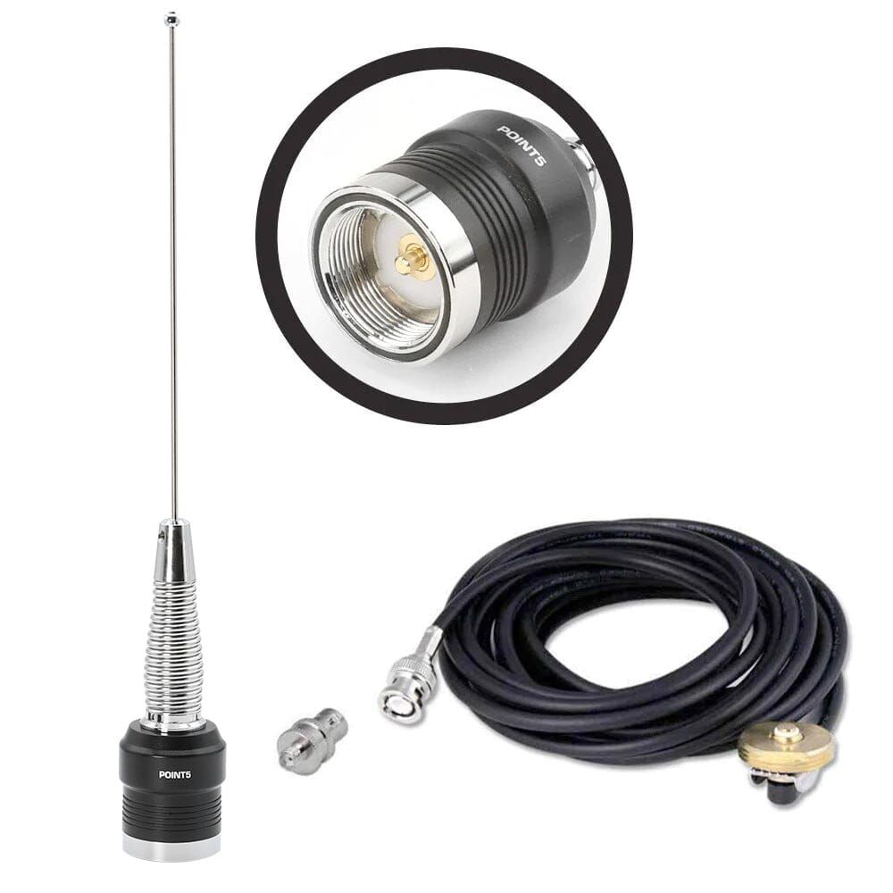 Rugged Radios UHF External Antenna Kit for Handheld Radios (UHF 450 - 470 MHz)