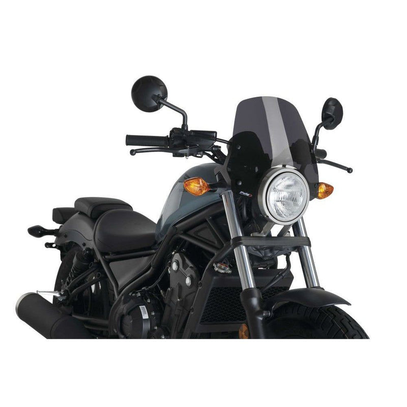 Load image into Gallery viewer, Puig Naked New Generation Windshield Dark Smoke - 3829F
