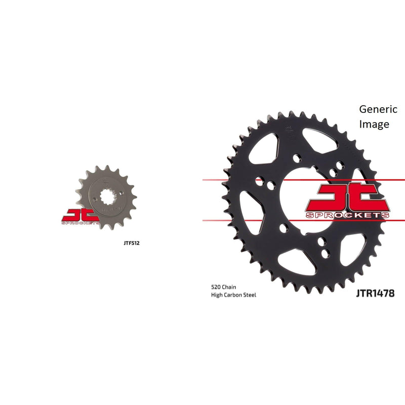 Load image into Gallery viewer, Front &amp; Rear Sprocket Kit for Street KAWASAKI ZX550 GPZ 1984-1986
