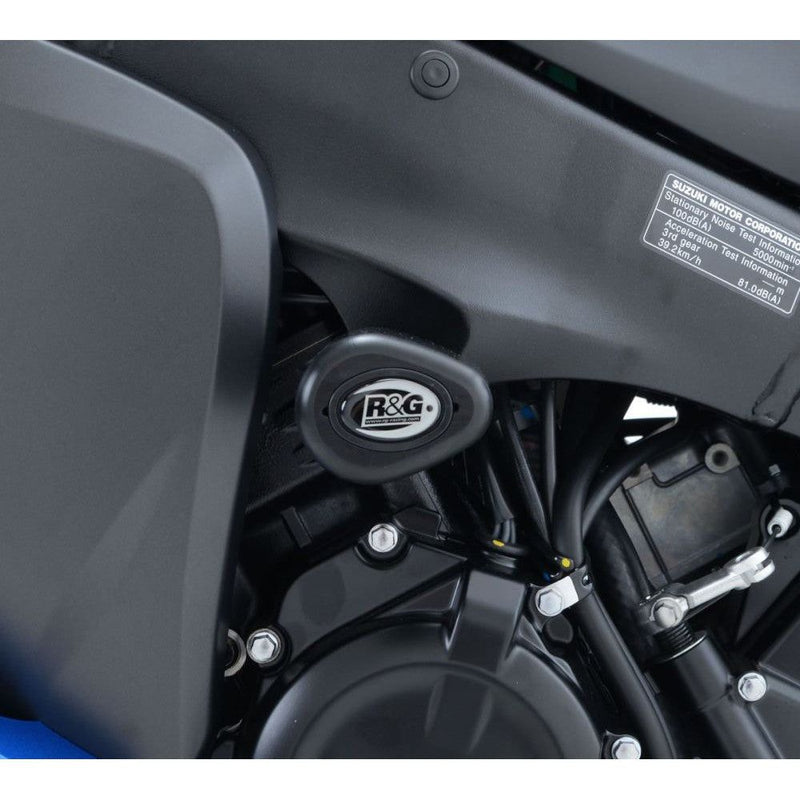 Load image into Gallery viewer, R&amp;G Racing Black Aero Style Crash Protection Bobbins For 2016-2018 Suzuki GSXS1000F ABS
