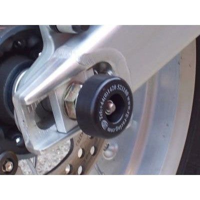 Load image into Gallery viewer, R&amp;G Racing Black Swingarm Protectors For 2006-2009 Husqvarna SM610
