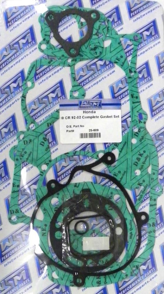 Load image into Gallery viewer, WSM Complete Gasket Kit For Honda 80 CR 92-02 25-609
