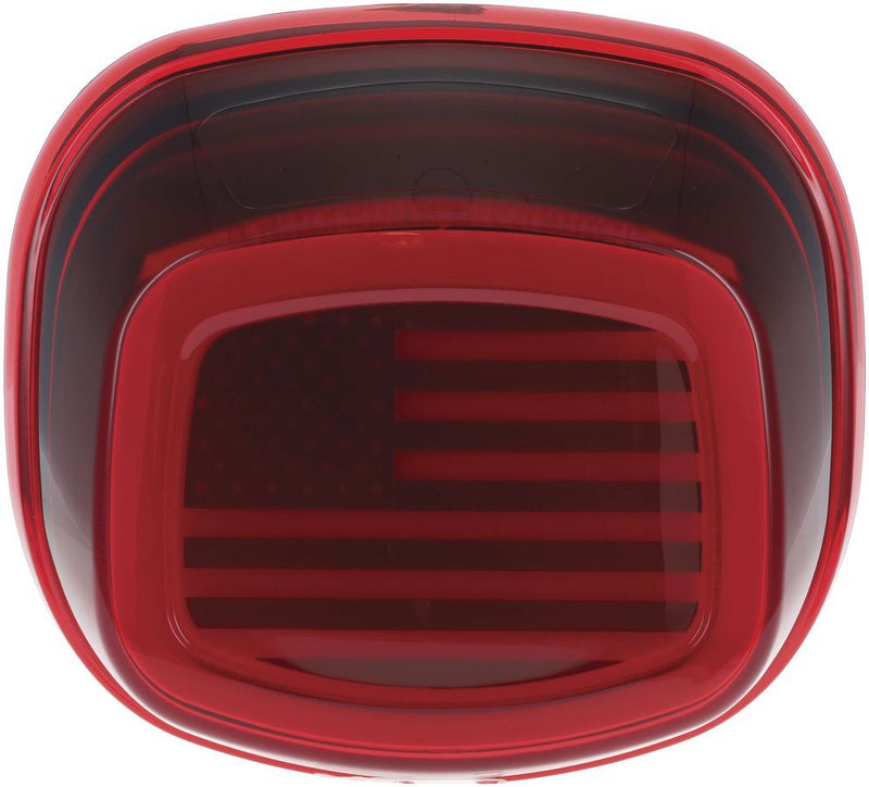 Load image into Gallery viewer, Kuryakyn Tracer Red US Flag LED Taillights without License Light 2925
