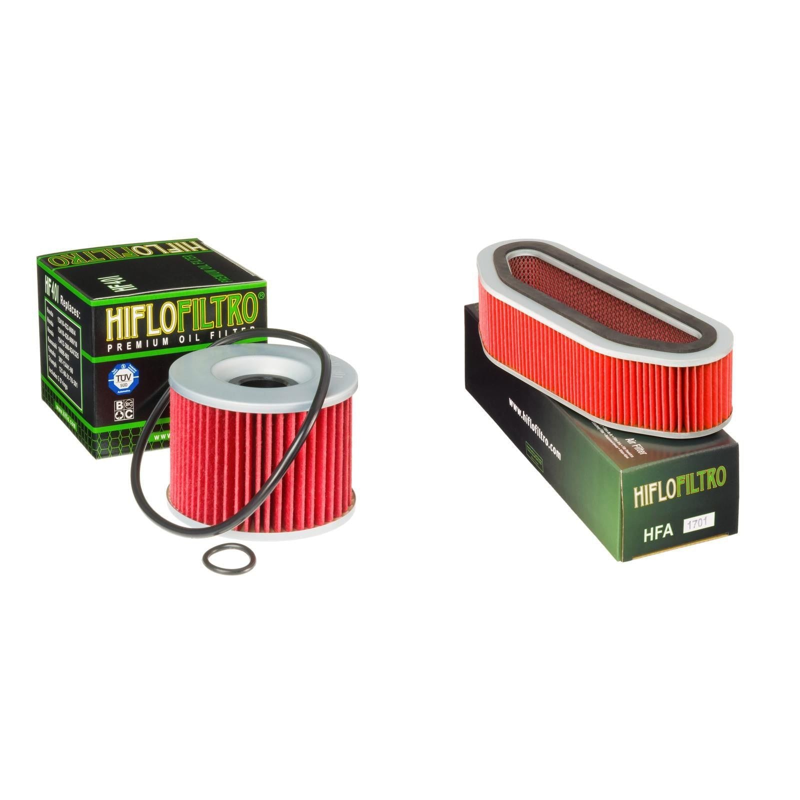 HIFLO FILTRO Oil and Air Filter Kit for HONDA CB750 K1-K8 70-78
