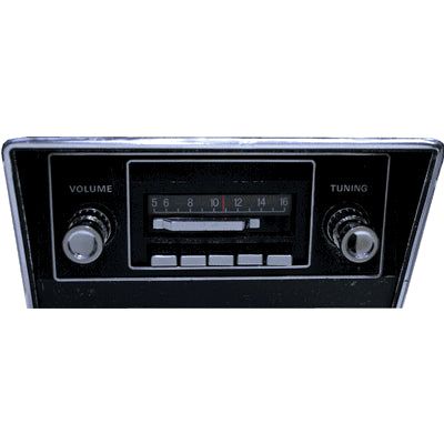 Custom Autosound 1967-73 Mustang Slidebar Car Stereo with Bluetooth CAM-LM-SBR2