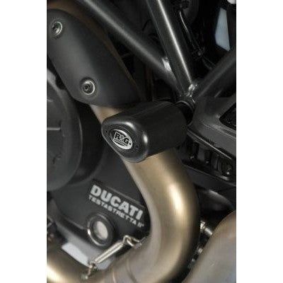 R&G Racing Black Aero Style Crash Protection Bobbins For 2011-2018 Ducati Diavel
