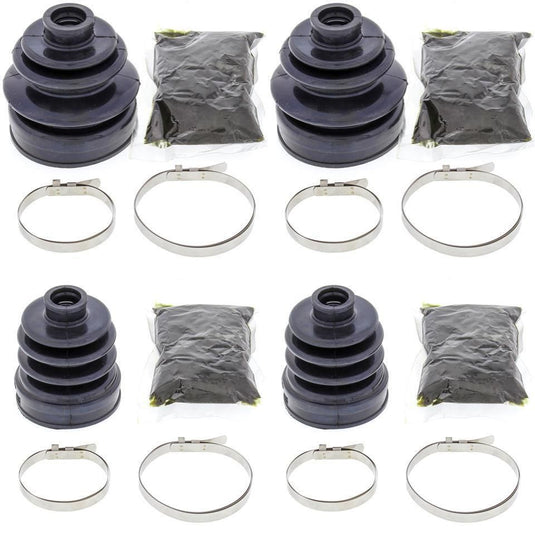 Complete Front Inner & Outer CV Boot Repair Kit for Honda TRX500FA 2001-2004