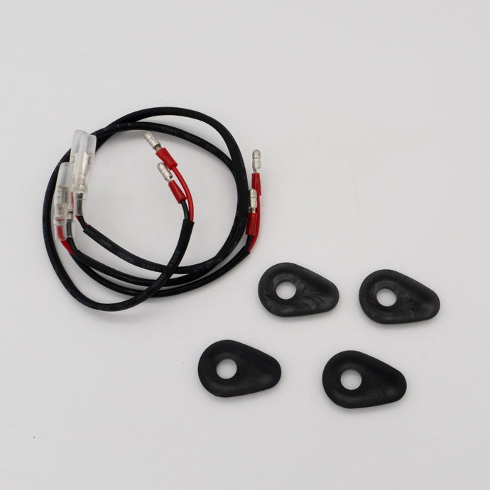 R&G Racing Black Indicator Adapter Kit For 2019-2024 Yamaha YZF R3