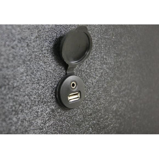 SSV Works Overhead 6.5" Speaker Adapters With RCA Harness And AUX/USB Add-On