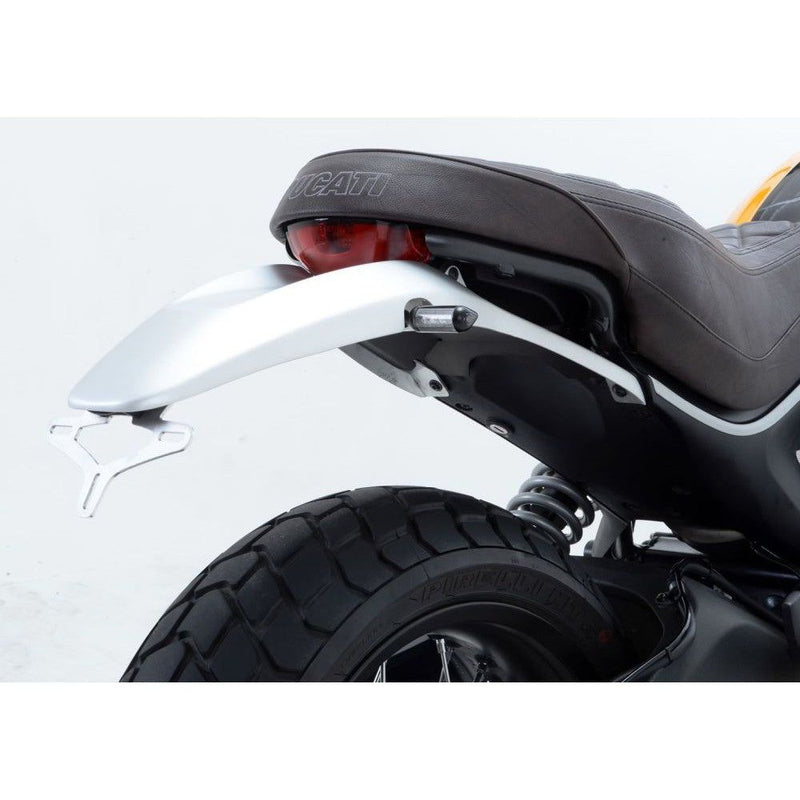 Load image into Gallery viewer, R&amp;G Racing Stainless Steel Tail Tidy License Plate Holder For 2015-2018 Ducati Scrambler Classic
