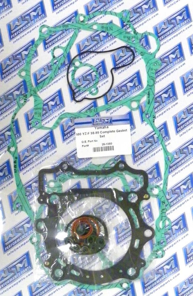 Load image into Gallery viewer, WSM Complete Gasket Kit For Yamaha 400 WR-F / YZ-F 98-00 25-1050
