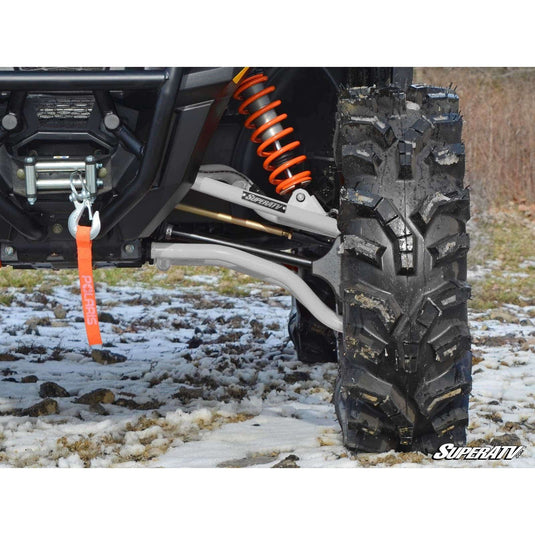 SuperATV Polaris General 2017+ High-Clearance A-Arms White Aluminum 1.5in Offset Super Duty 300M AA-P-RZR900S-1.5-HC-001-BSD-07