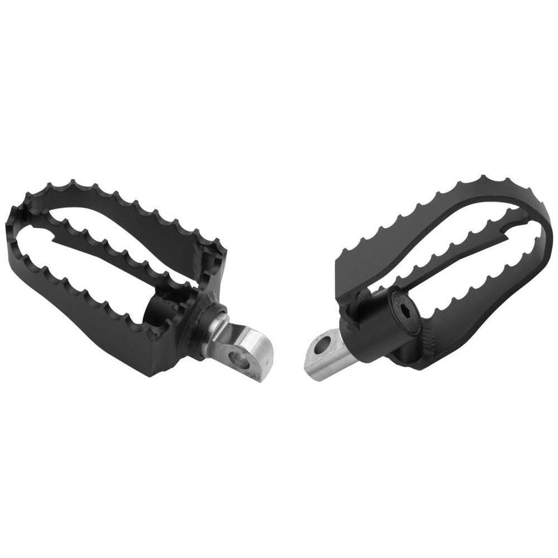 Load image into Gallery viewer, Burly Brand MX Style Foot Pegs Rider Black - B13-1007B
