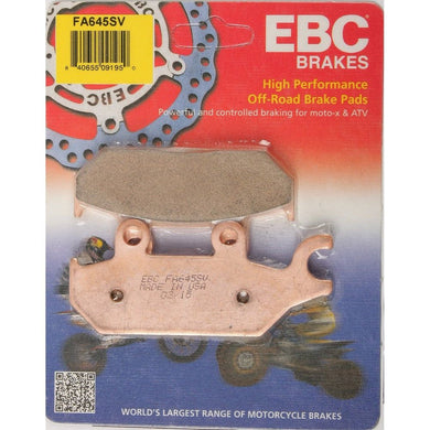 EBC 1 Pair SV Series Severe Duty Brake Pads MPN FA645SV