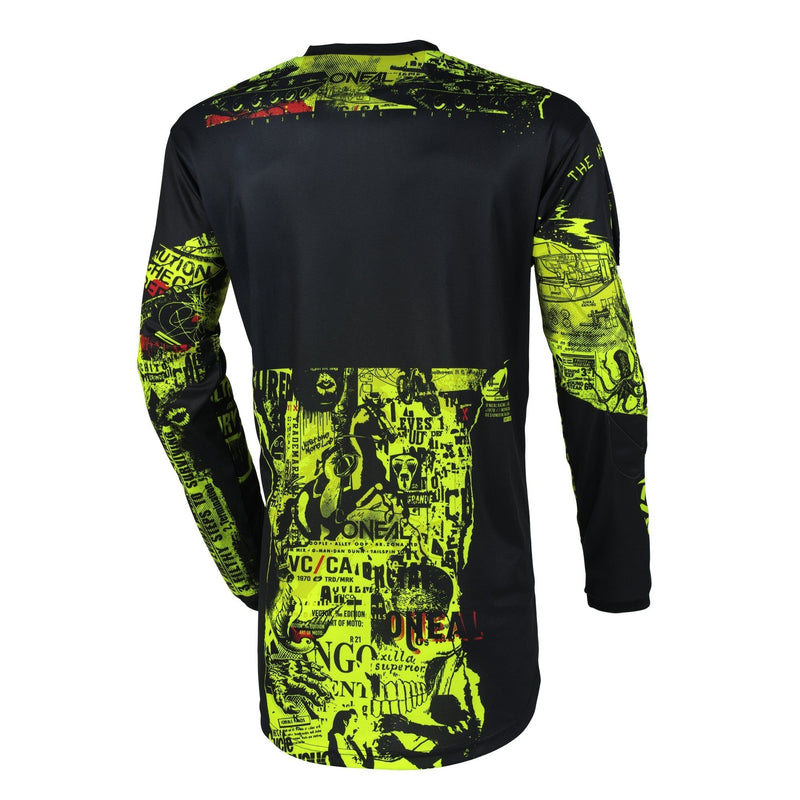 Load image into Gallery viewer, Motocross Jersey 242 O&#39;Neal Element Attack Black / Neon Motocross Jersey
