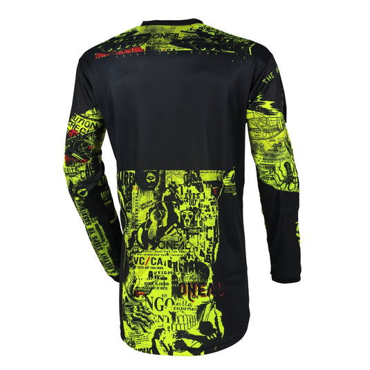 Motocross Jersey 242 O'Neal Element Attack Black / Neon Motocross Jersey