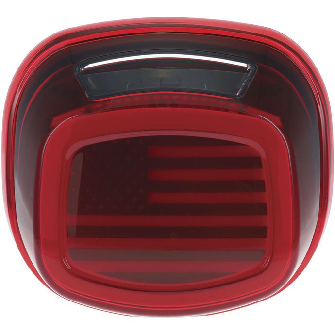 Kuryakyn Tracer Red US Flag LED Taillights without License Light 2924