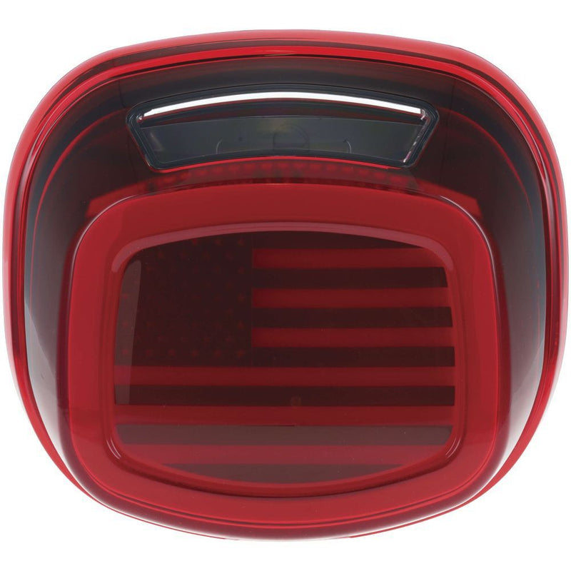 Load image into Gallery viewer, Kuryakyn Tracer Red US Flag LED Taillights without License Light 2924
