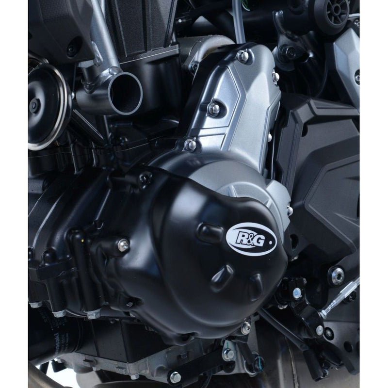 Load image into Gallery viewer, R&amp;G Racing Black Slash Cut Engine Case Cover LHS For 2017-2024 Kawasaki Ninja 650 EX650
