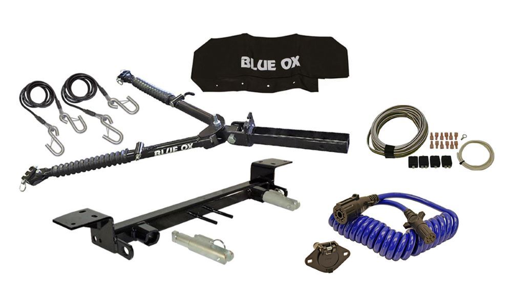 Blue Ox Alpha 2 Tow Bar (6,500 lbs. tow capacity) & Baseplate Combo fits Select Ford Bronco (Modular Bumper) (Includes ACC, Shutters, & Turbo) & Ford Bronco (Standard Bumper w/ D-Rings) (Includes ACC, Shutters, & Turbo)
