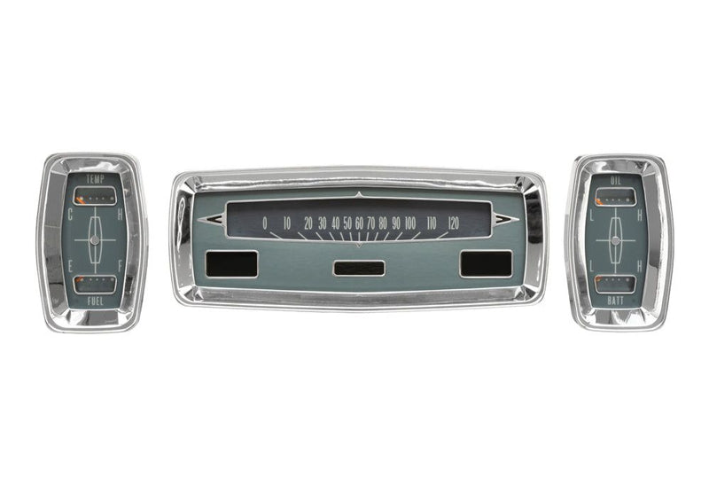 Load image into Gallery viewer, Dakota Digital 1961-63 Lincoln RTX Analog Gauge kit With Chrome Bezels RTX-61L-X
