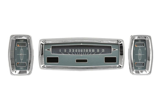 Dakota Digital 1961-63 Lincoln RTX Analog Gauge kit With Chrome Bezels RTX-61L-X