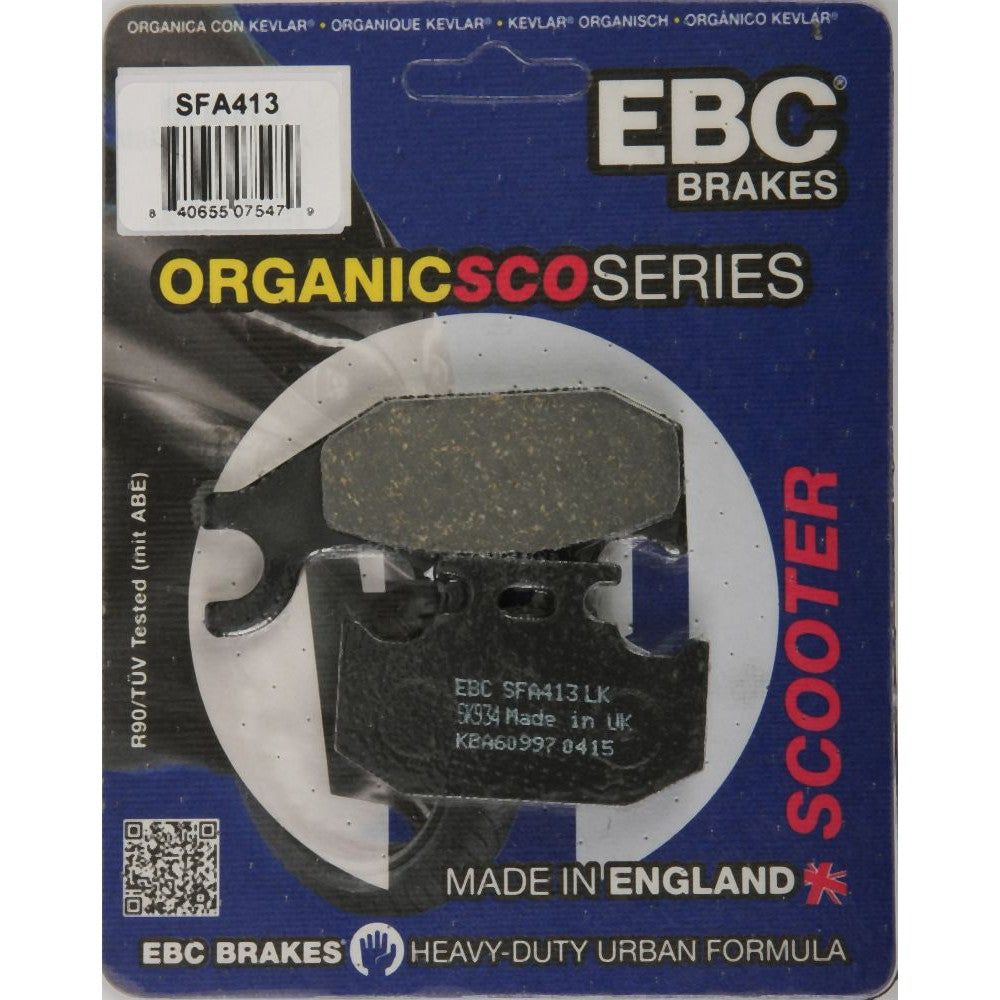 EBC 1 Pair Premium SFA Organic OE Replacement Brake Pads MPN For Suzuki UH200 Burgman 2014-2020