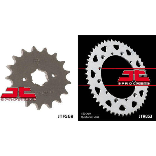 Front & Rear Sprocket Kit for YAMAHA YZ250 A,B 90-91 JT Sprockets
