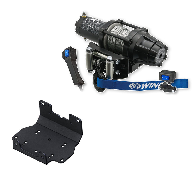 Load image into Gallery viewer, KFI Winch Kit For Yamaha Grizzly 700 4x4 2016-2024
