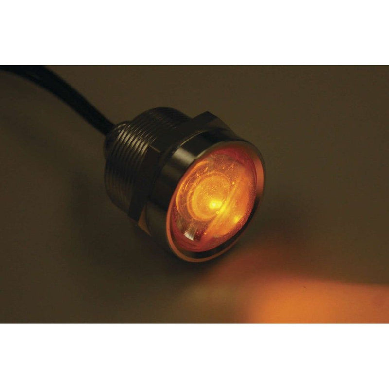Load image into Gallery viewer, Letric Lighting Royal Flush Mount G2 LED 3-Wire, 1", Polished/White/Amber
