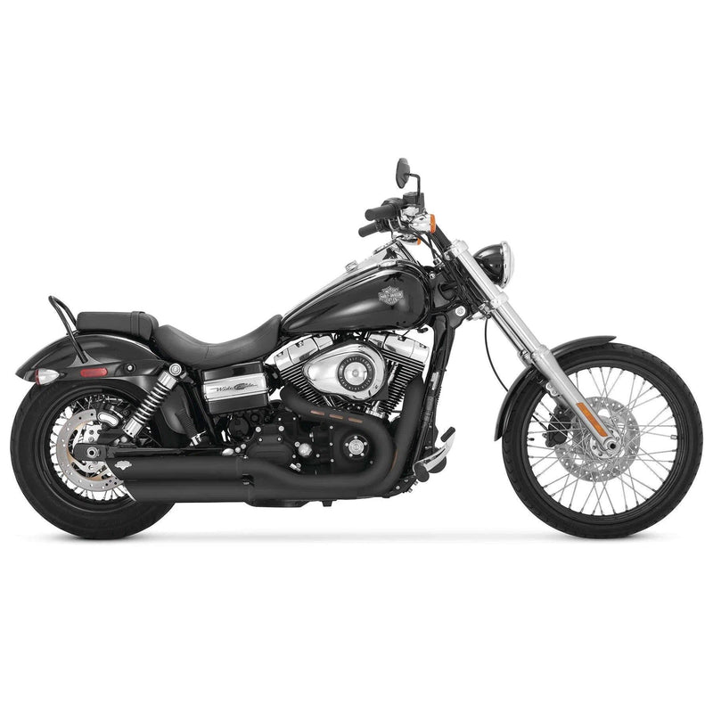 Load image into Gallery viewer, Vance &amp; Hines 46845 Twin Slash 3in. Slip-Ons Black
