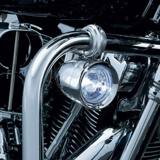 Engine Guard Driving Lights Chrome Cleaby Kuryakyn