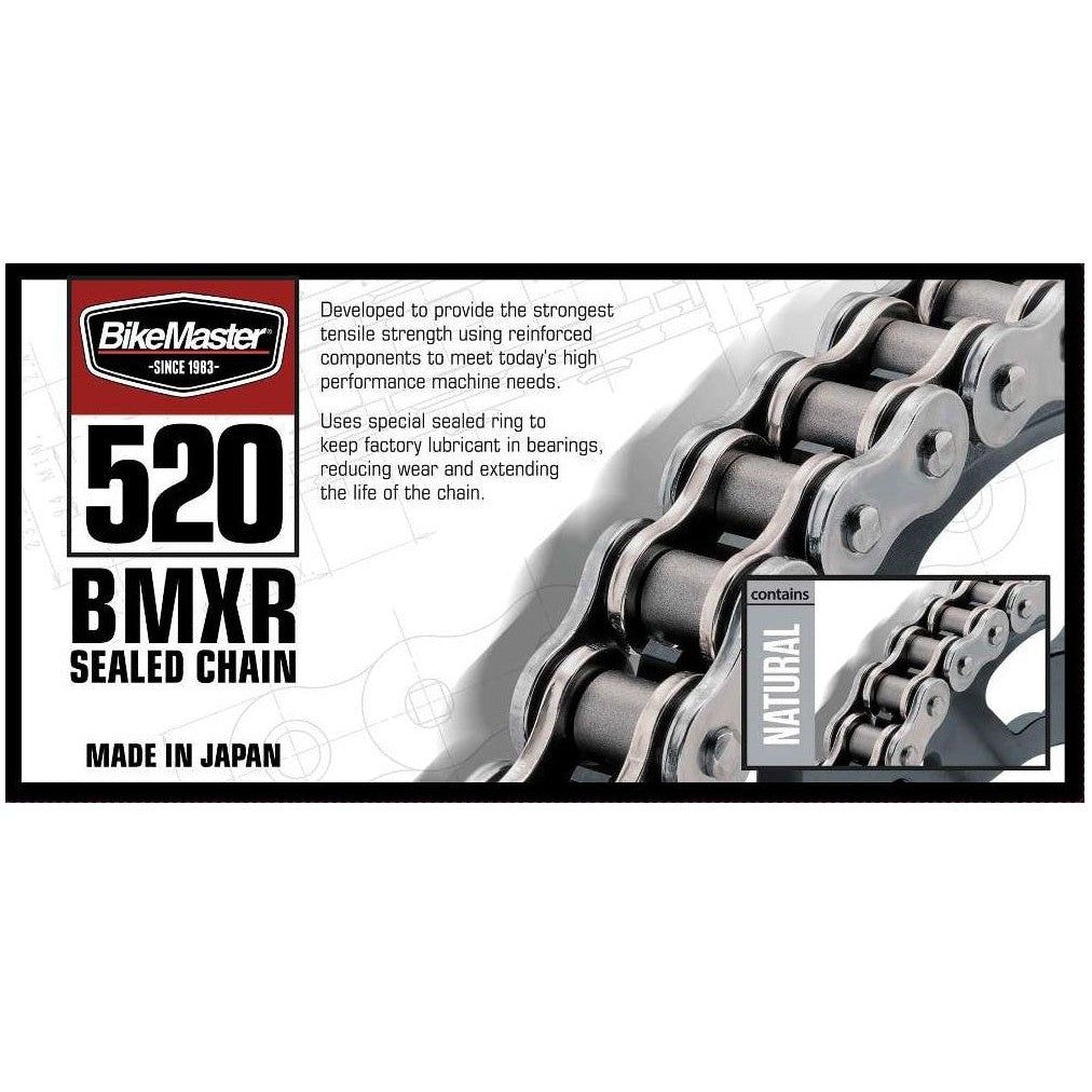 520 BMXR Chain, Front & Rear Sprocket Kit for YAMAHA YFM660R Raptor 2001-2004