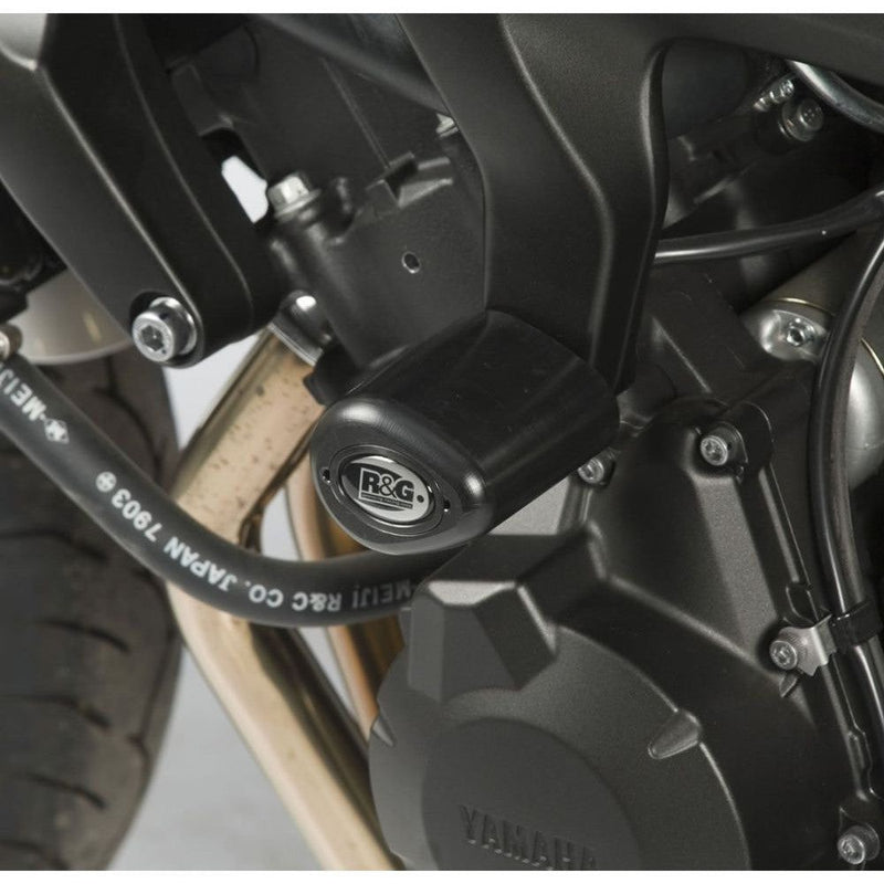 Load image into Gallery viewer, R&amp;G Racing Black Aero Style Crash Protection Bobbins For 2004-2008 Yamaha FZ6
