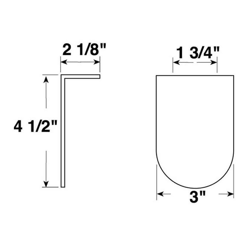 Load image into Gallery viewer, Universal Tail Light Mounting Bracket, Oblong Black Steel, 3&quot; x 4.5&quot;
