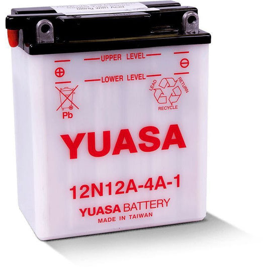 Yuasa Conventional 12N12A4A1 12 Volt Battery YUAM2221B