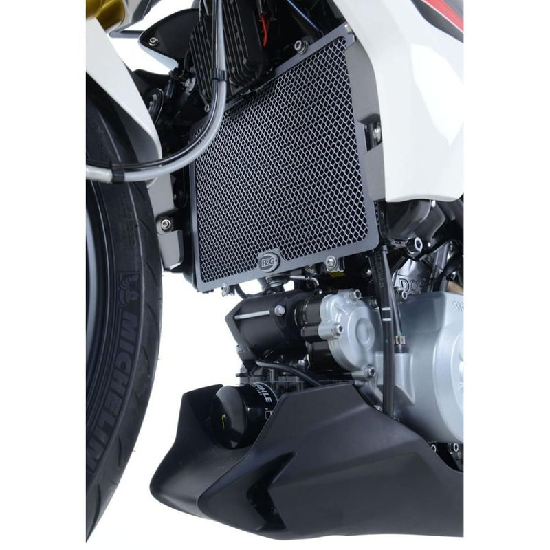 Load image into Gallery viewer, R&amp;G Racing Blue Aluminum Radiator Guard RAD0218TRBLUE
