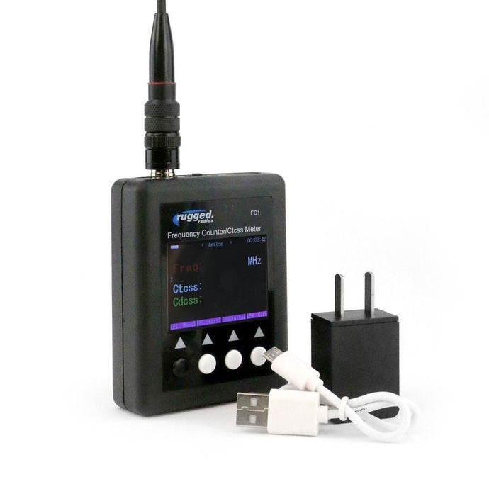 Rugged Radios Frequency Counter for Analog 2 Way Radios FC1