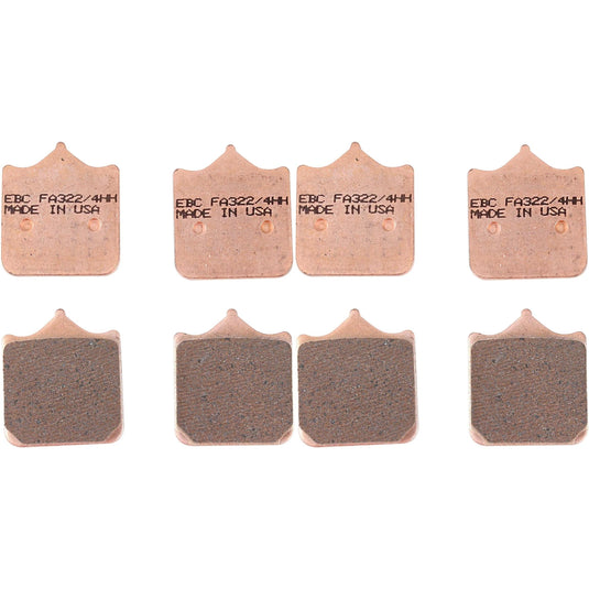 EBC Brake Pad Front Kit FA322/4HH for Ducati 749 S Mono 2004-2006