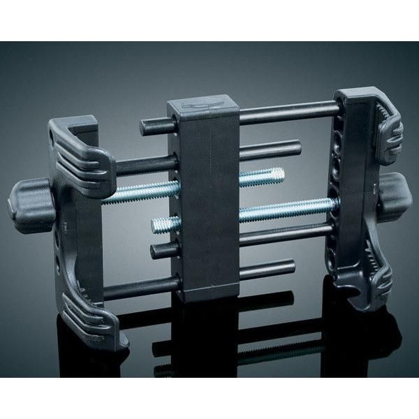 Load image into Gallery viewer, Kuryakyn Tech Connect Large Device Cell Phone Gps Mount Dual Clamp Holder Harley
