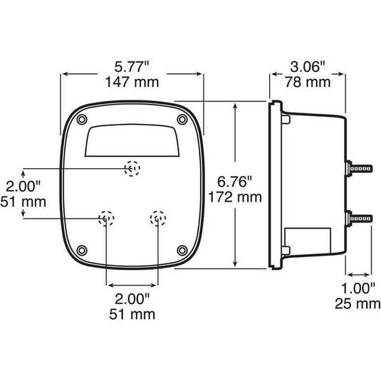 5-Function LED Rear Combination Light - Passenger Side (Replaced #845)