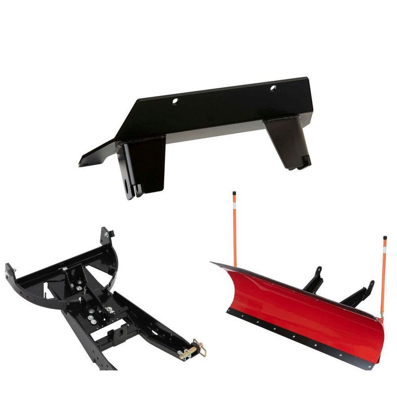 Load image into Gallery viewer, Denali Black UTV Snow Plow Kit For John Deere Gator XUV 855D 2011-2019
