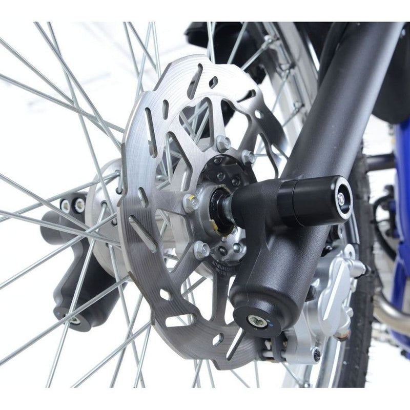 Load image into Gallery viewer, R&amp;G Racing Black Fork Protectors For 2009-2017 Yamaha WR 125 R
