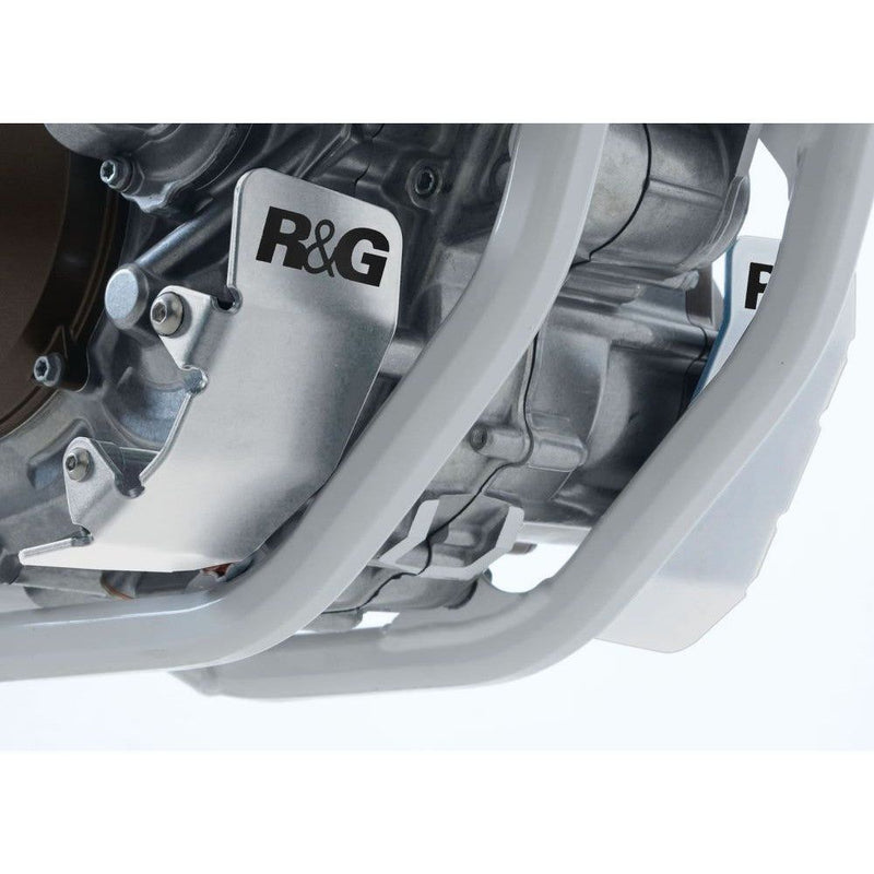 Load image into Gallery viewer, R&amp;G Racing Silver Engine Case Guards For 2015-2018 Husqvarna FS450 ECG0005SI
