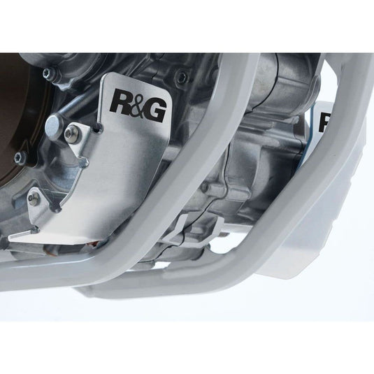 R&G Racing Silver Engine Case Guards For 2015-2018 Husqvarna FS450 ECG0005SI