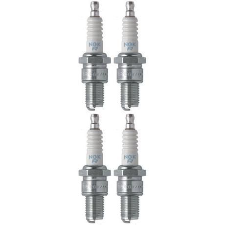 Set 4 NGK Standard Spark Plugs for Kawasaki KX65 2013-2003 Engine 65cc