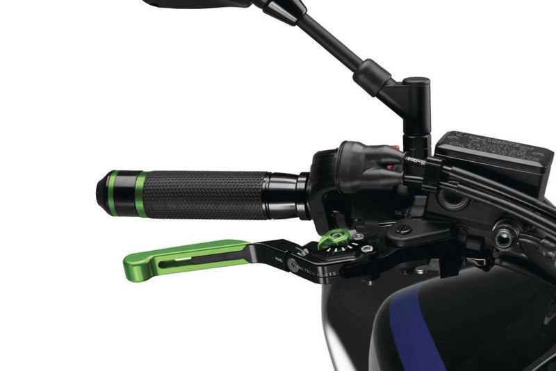 Load image into Gallery viewer, Puig 3.0 Brake Lever Extendable Foldable Black/Green - 14VNV
